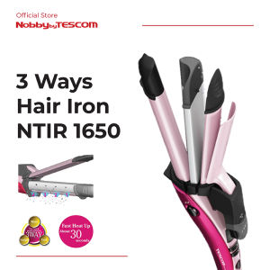 Tescom Catokan Pengeriting Rambut 3 In 1: NTIR1650