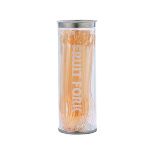 Fruit Fork Creative Dual-Use Fruit Fork 20pcs Multifunctional Fruit Forks Can be Combined Into 10pcs Fruit Clips Comes with a Storage Box