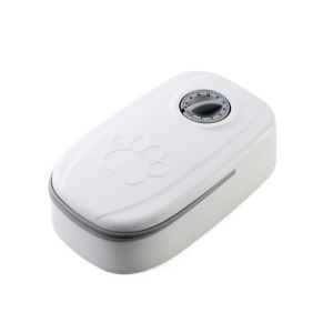 FMSRZX Có thể hẹn giờ Sức chứa lớn Tự động Thông minh Nhựa Điện Dụng cụ cho thú cưng ăn Hộp đựng thức ăn cho thú cưng Bát cho chó ăn Hộp đựng thức ăn cho mèo