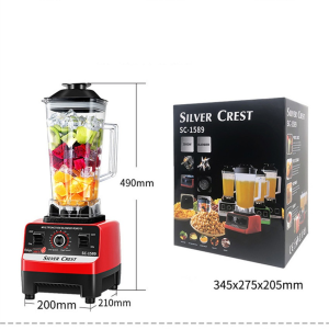 2 in 1 Ice Blender 4500W Juicer High Power Food Processing Machine Ice Milkshake Fruit Electric Blender Bean Juice Machine Powder Grinder