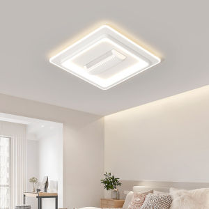 Quạt điều hoà ốp trần[Quạt đèn không cánh]Quạt đèn ốp phù hợp với trần thấpĐèn LED 3  chế độ ánh sángtích hợp điều khiển từ xa