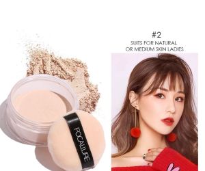 FOCALLURE Setting Powder FA15 | Loose Powder | Bedak Tabur | 3 Colours | BPOM