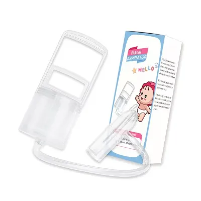 Baby Nasal Aspirator Manual Nose Suction Cleaner Anti-Reflux Adjustable Suction Easy To Clean Hand Pump Nasal Aspirator