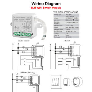 10A Smart Light Switch Relay Module 1/2/3/4 Channels DIY Smart Breaker Relay With Mounting Clip