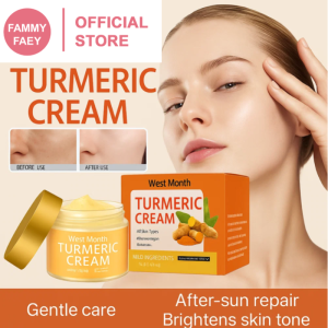 【FAMMY FAEY】Turmeric Moisturizing Cream Brightens Skin Tone Nourishes and Moisturizes the Skin for Daily Gentle Care姜黄面霜