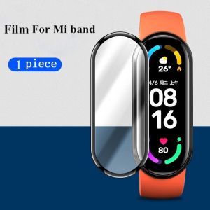 Glass Film for Xiaomi Mi band 7 6 5 4 Strap Screen Protector SmartWatch Accessories Miband5 miband6 for Mi band 4 5 6 7 film