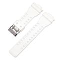 Silicone Strap for Casio G-Shock GA-100/110/140/200/400/700 800 GD-100/110/120 Men Replacement Black Gold Buckle Watch Band 16mm. 