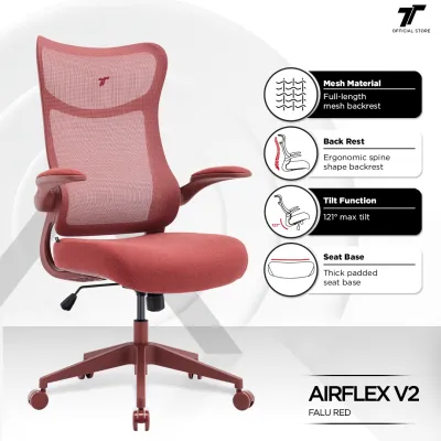 TT Airflex V2 Ergochair Home Office Mesh Chair Executive Ergonomics Chair
