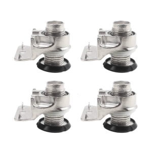 4x Furniture Levelers Adjustable Leveling Feet Heavy Duty Furniture Leg Pad for Table Leg Furniture Feet Cabinets Raiser