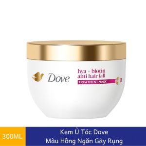 Kem ủ mặt nạ tóc Dove Hya OK059 dưỡng chuyên sâu hỗ trợ phục hồi hư tổn ngăn gãy rụng 300ml