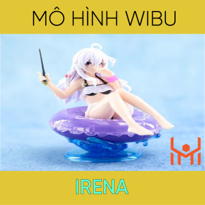 Mô hình phù thủy Irena tóc trắng phao tím