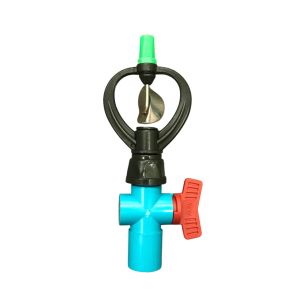 หัวสปริงเกอร์พร้อมวาล์วมือบิดสวมท่อ ขนาด1/2นิ้ว(4หุน)