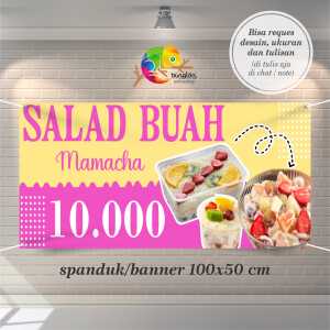 Cetak Spanduk Banner Salad Buah