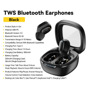 Essager TWS Tai Nghe Hi-Fi âm thanh nổi Không Dây V5.3 Tai nghe bluetooth Với Sạc Trường Hợp Cảm Ứng Thông Minh