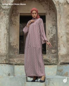 LAILAA MAXI DRESS MONO BY DEENAY POLLY KELLY PREMIUM PAKAIAN WANITA MURAH