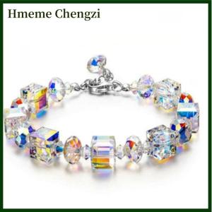 Hmeme Butterfly Beaded Bracelets Women Sweet Temperament Handwork Bracelet