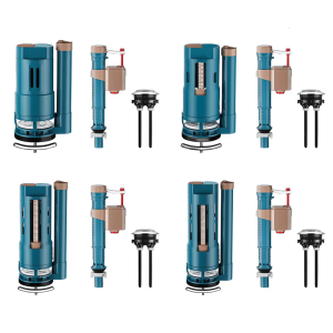 Toilet Inlet and Outlet Valves Set Drain Flush Cistern Valves Replacement Toilet Cistern Inlet Valves Easy to Install