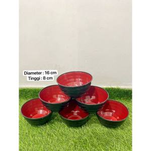 Special 12 Pcs Mangkuk Bulat Hitam Polos Ulir 16 cm Mangkok Ramen Osaka Jepang 569 Terbaru Kekinian Termurah Terlaris Berkuwalitas Anti Pecah