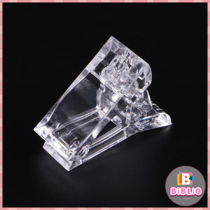 BIBLIO Nail Art Extension Auxiliary Stereotype Transparent Clip DIY Nail Art Nail Piece Fixed Decoration Repair Tool 1Pc/5Pcs