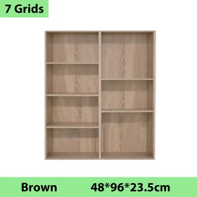 8/7/5 Grids Bookshelf Rack Bookshelf Cabinet Organizer Utility cabinet Display Shelf Toy organizer Divider Cabinet