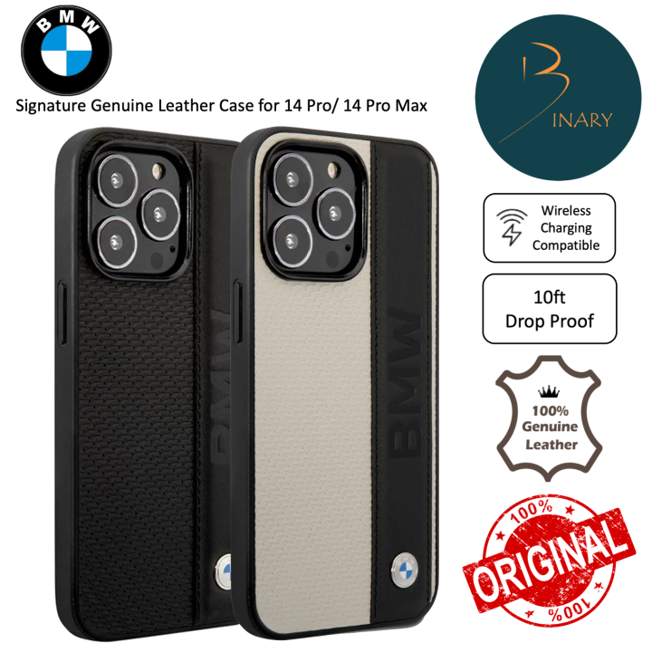 BMW Signature Genuine Leather Protection Case for iPhone 14 Pro / 14 ...
