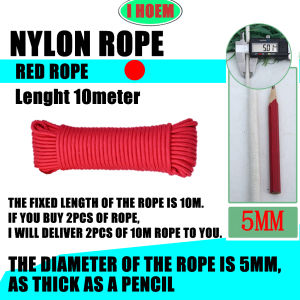 I Hoem Multi-color multi-functional clothesline Safety rope length 10m diameter 5MM nylon rope braided rope