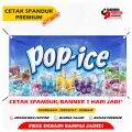 Cetak Spanduk Banner Minuman Pop Ice Banner Jual Pop Ice. 