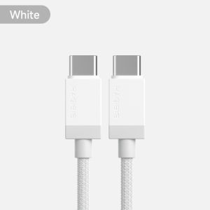 HAGIBIS Cáp sạc nhanh 60W USB-C to C truyền data 480Mbps xuất hình ảnh bọc sợi PP cotton