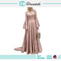 [Clearance] Dreamtale Caria Muslimah Wear Dress Muslimah Shiny Bridesmaid Dress Trumpet Sleeve Abaya Dress Baju Wanita Baju Melayu WCO121. 