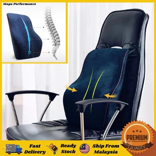 Memory Foam Lumbar Support Pillow Multi-Function Orthopedic Cushion For