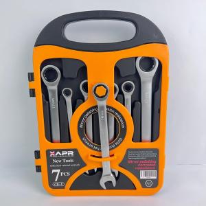 TEKIRO rachet ringpas APR JAPAN AP68 kunci set ring pas 7pc koper 8mm - 19mm lebih kuat dari tekiro