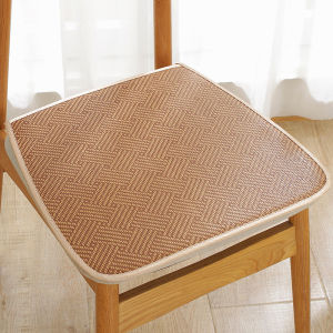 Household rattan seat cushion long nonslip cushion