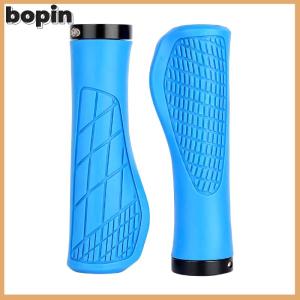 Bopin 1Pair Bicycle Grips Shockproof Bike Handlebar Cover Anti-Slip Lockable Grips Ergonomic Cycling Rubber Handle Grips