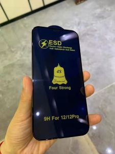 (READY STOCK) IPHONE 14/14 PLUS/13 MINI/13/13 PRO/13 PRO MAX FOUR STRONG 9H FULL SCREEN TEMPERED GLASS