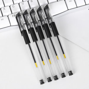 10/30/50pcs 0.5mm Gel Pen Black Quick Dry Signature Pen for School Office with Replaceable PenRefill