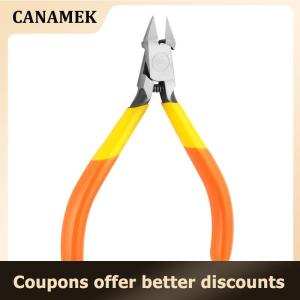 【 CANAMEK 】 Carbon Steel Precision Sharp Cutter Pliers For Puzzles 3d Model Assembly Wire Cutting Featuring Diagonal Nippers And Sharp Snips