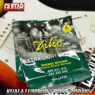 Electric guitar strings tali gitar elektrik ziko guitar string Ziko DEG-009 full set
