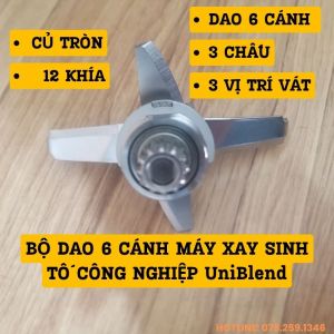 Trục socket máy xay sinh tố công nghiệp Uniblend Blender hàng chính hãng
