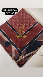 SKYSHOP HIJAB YARA SERIES BY DEENAY SIZE 115 X115CM BAHAN VOAL FINISHING SEWING KERUDUNG SEGIEMPAT MURAH hijab