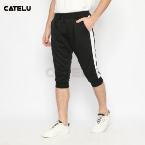CATELU Celana Joger 3/4 Hitam - Jogger Pants Reno