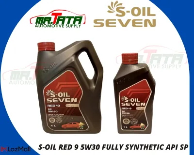 S-Oil Seven Red 9 5w30 Fully Synthetic Gasoline Engine Oil (S-Oil7)