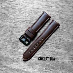 strap jam tngan kulit MB kulit buckle hitam tali jam tangan universal