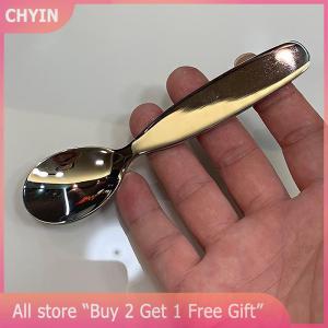 [COD] CHYIN Children Tableware Deepened Thickened Stainless Steel Childrens Spoon Eating Spoon Fork 304 Stainless Steel Childrens Fork