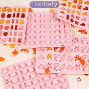 Heabety Trộn Trái Cây Động Vật Silicone Sô Cô La Khuôn Thỏ Cá Fudge Kẹo Thạch Khuôn Hình Học Trái Tim Bánh Trang Trí Nội Thất Baking Ice Khay Quà Tặng