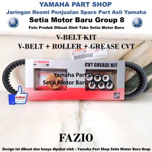 Vbelt V Belt Vanbelt Roller Ban Penggerak Assy Komplit Fazio Asli Yamaha Surabaya