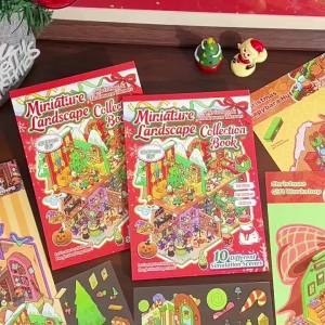3D Miniature Scene Stickers - 3D layered look - layered decorative stickers - for journaling scrapbooking and DIY collage - creative DIY supply - easy to organise and suitable for everyday projects