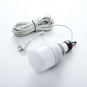 Bộ Đèn LED 20W Kèm Dây Điện Dài 6 Mét Ánh Sáng Trắng Bóng Đèn Trang Trí Kèm Đui Đèn Tích Hợp Nút Bấm Công Tắc TIDO TIDO