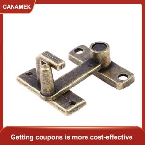【CANAMEK 】 1 PC Sliding Window Door Lock Handle Metal Door Latch Chain Bronze Guard Latch