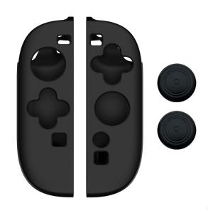 Shock Absorbing Silicone Skin for Controller Scratch Resistant Protective Cover with Joystick Caps