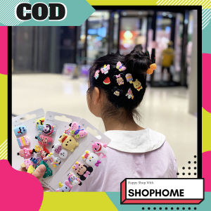 SHOPHOME - Jepit Rambut Anak Perempuan Lucu 1 Set 10 Pcs Jepitan Karakter Fashion Korea KCR20